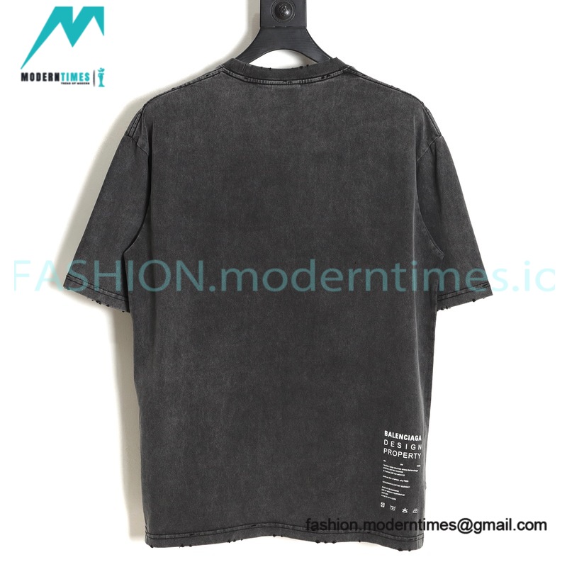 Balenciaga - Monogram Print Short-sleeved T-shirt
